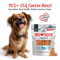Farmland Traditions textura suave de jerky para perros