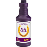 Farnam Red Cell, botella líquida para caballos con sabor a yuca.