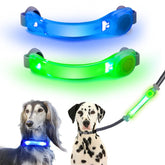 Fashion&cool luz LED para collar de perro, visibilidad nocturna mejorada.