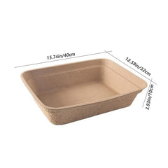 Fatdaa caja-arena-desechable-para-viaje, ideal para transportar mascotas con limpieza fácil.
