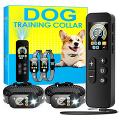 Fatjopet collar-entrenamiento para dos perros con control sencillo