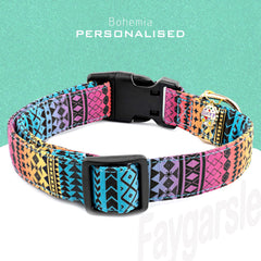 Faygarsle collar para perro con diseño tribal, suave y cómodo para uso diario.