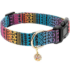 Faygarsle collar para perro geométrico bohemio, perfecto para paseos con estilo.