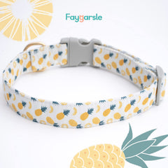 Faygarsle collar piña amarillo, accesorio colorido para verano