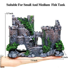 Fazhongfa Castillo de acuario, interior hueco para esconderse y descansar.
