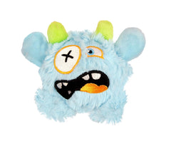 FCCUM bola peluche ladrido azul cielo, ideal para estimular juego y entretenimiento diario.
