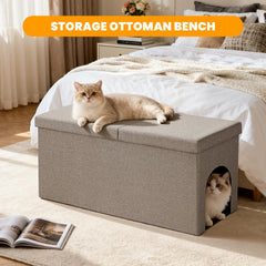 Fecuria: asiento oculto para arena de gato, almacenamiento práctico.