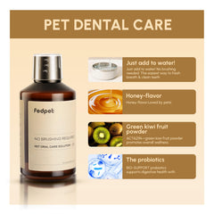 FEDPET con probióticos para balancear bacterias orales y placa