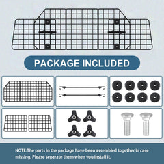 FEED GARDEN barrier side panel closeup highlights sturdy mesh and reinforced construction.