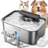 FEELNEEDY bebederos para perros grandes con flujo tornado para agua fresca y atractiva.