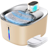 FEELNEEDY fuente de agua para gatos con bateria, bebe sin cables en cualquier habitacion