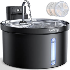 FEELNEEDY fuente para gatos sin cables, agua fresca en cualquier habitación