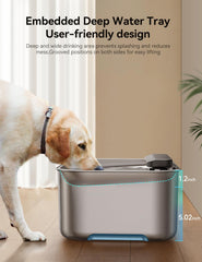 La FEELNEEDY flujo-agua-espiral atrae a las mascotas para beber.