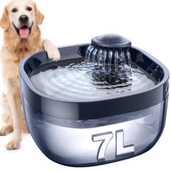 FEELNEEDY: fuente para perros grandes con capacidad de 7 litros para varios días.