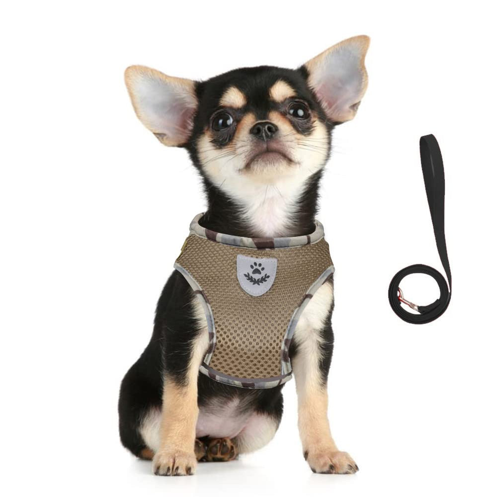 FEimaX arnés para perro, malla ajuste trasero para control seguro.