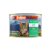 Feline Natural Cordero Fest en lata, opción completa de proteína sabrosa.