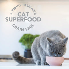 Tripa verde de cordero liofilizada de Feline Natural ofrece una dieta más atractiva.