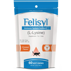 Felisyl: empaque de apoyo inmunológico para gatos, práctico para uso diario.