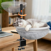 Felixora cama para gato en escritorio con giro 360° para vistas amplias