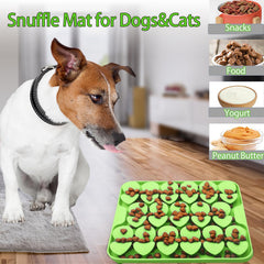Femont Snuffle Mat fondo con 84 ventosas fuertes para fijarla al suelo.