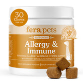 Fera Pets Alergia Perros Mordiscos Suaves para piel sana y confort diario.