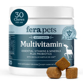 Fera Pets, bocaditos multivitamínicos para perros, apoyan vitalidad diaria.