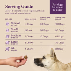Manzanilla de Fera Pets para perros, aporta relajación suave.