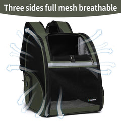 FERMAO Mochila portamascotas interior con cojín removible para limpieza
