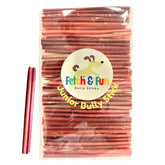 Fetch & Fun Bullysticks palito bully de 6 pulgadas delgado para limpieza dental diaria.