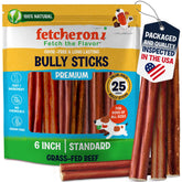 Fetcheroni: huesos para cachorros de 6 pulgadas con olor neutro para masticar.