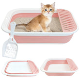 Fhiny caja-arena-gato-portatil-plegable facilita transporte y limpieza diaria
