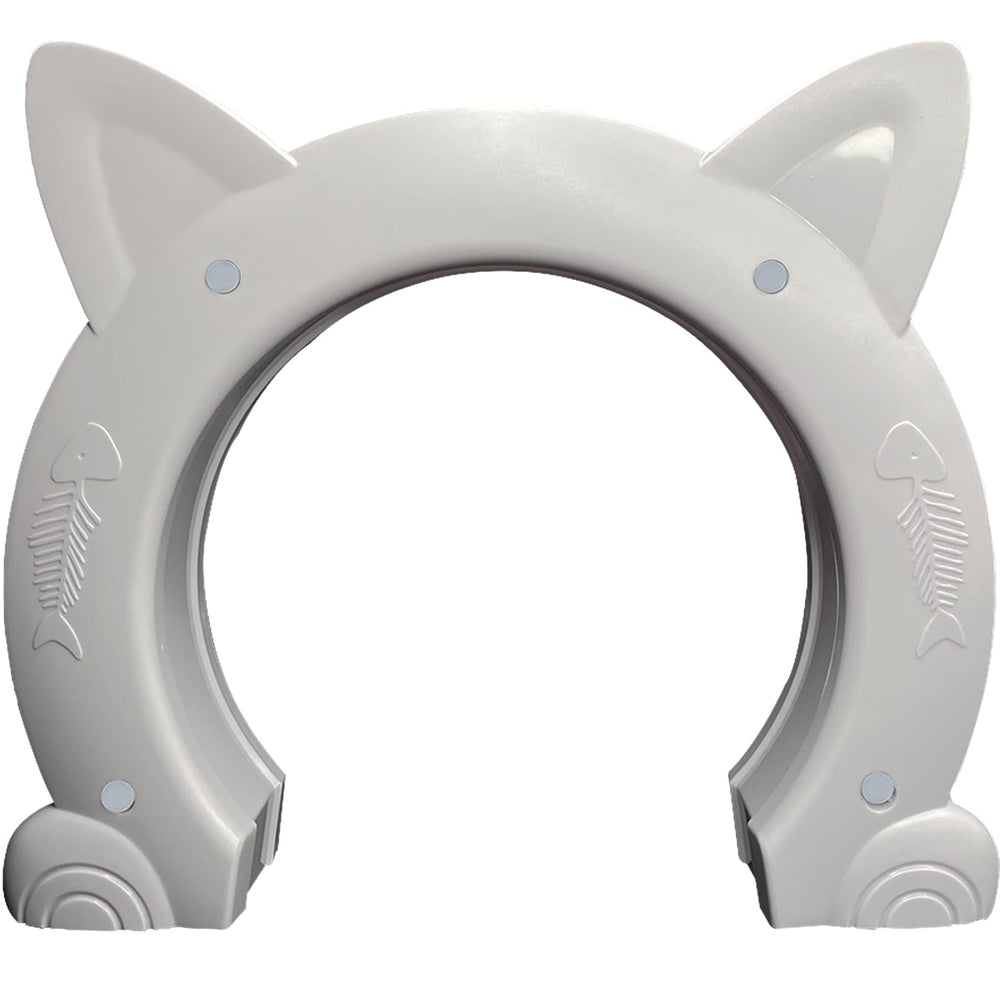 Fhiny puerta-gato interior sin-tira: paso cómodo para gatos en cualquier habitación.