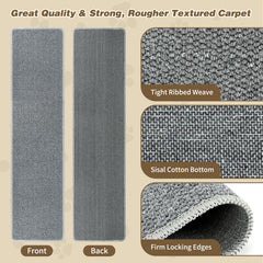 FHTONGE rascador de pared para gatos gris ideal para rascar y ejercitarse