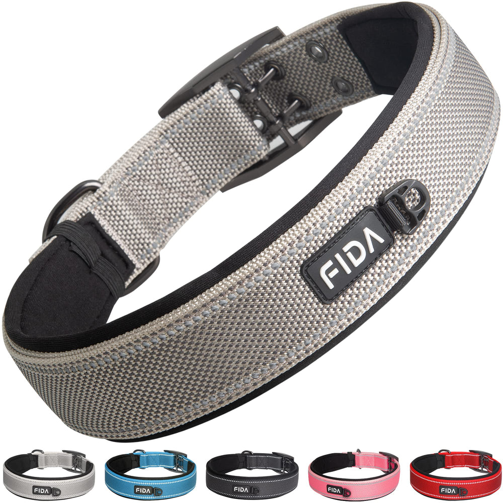 Collar Fida XL con acolchado de neopreno para paseos cómodos