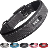 Collar Fida XL con acolchado de neopreno suave para paseos cómodos.