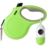 Fida correa extensible con dispenser y bolsas para paseos seguros