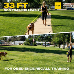 Fida correa de 50 ft para perros, exploración con control suave