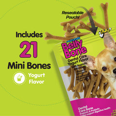Fido Belly Bones mini, perro disfruta mordisqueando y mejora aliento potencial