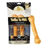 Fieldcrest Farms Nothin’ to Hide: huesos con nudos de 9 pulgadas y sabor ternera para masticadores fuertes