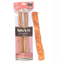 Fieldcrest Farms Nothin’ to Hide: rollos de salmón 10” en empaque, masticables.