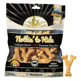 Fieldcrest Farms Nothin' to Hide Ultra Huesos 3 pulgadas, paquete de 12, sabor ternera para perros.