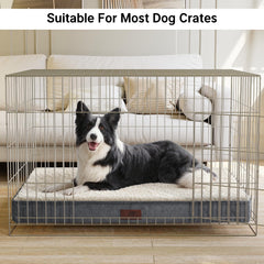Figopage cama perro grande espuma tipo huevo para confort y soporte