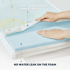 Forro desmontable e impermeable, fácil limpieza de la cama.
