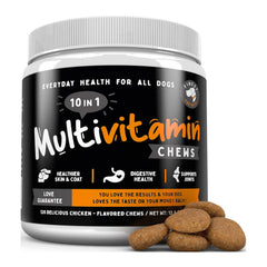 Finest For Pets multivitamínico para perros, bocado sabroso de pollo y consumo diario.