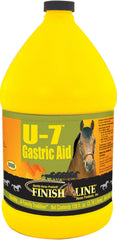 Finish Line U-7 galón: ayuda gástrica para caballos, apta para establos y entrenamientos intensos.