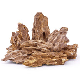 FISCAPE piedra dragón natural para acuario con textura escamada, ideal para paisajes submarinos.