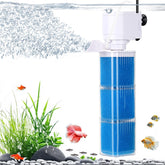 Filtro Fishkeeper 4-en-1 interior para filtración eficiente en acuarios.
