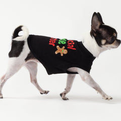 Fitwarm camiseta canina roja con diseño galleta para fotos festivas