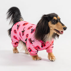 Fitwarm pijama para perro con cobertura total, ideal para días fríos.
