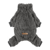 Fitwarm pijama para perro cuello alto, mantiene abrigado en paseos fríos.